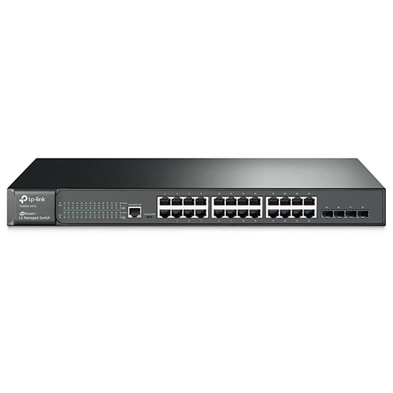 TP-Link T2600G-28TS (TL-SG3424) JetStream 24 Port Gigabit L2 Managed Switch With 4 SFP Slots
