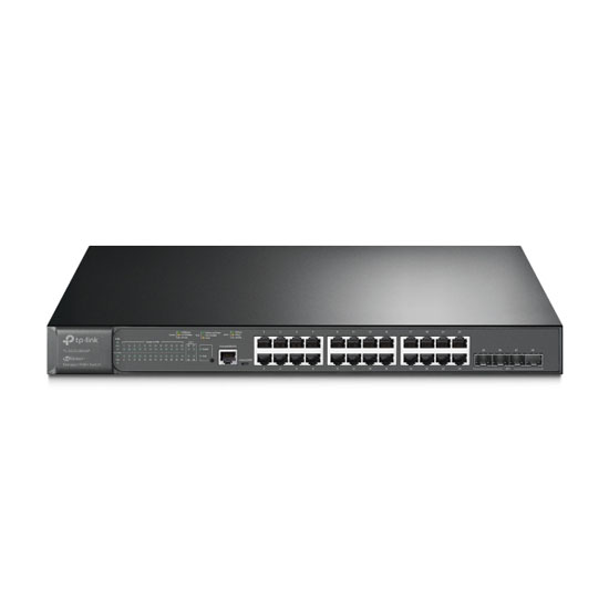 TP-Link TL-SG3428XMP JetStream 24 Port Gigabit And 4 Port 10GE SFP+ L2+ Managed Switch With 24 Port PoE+