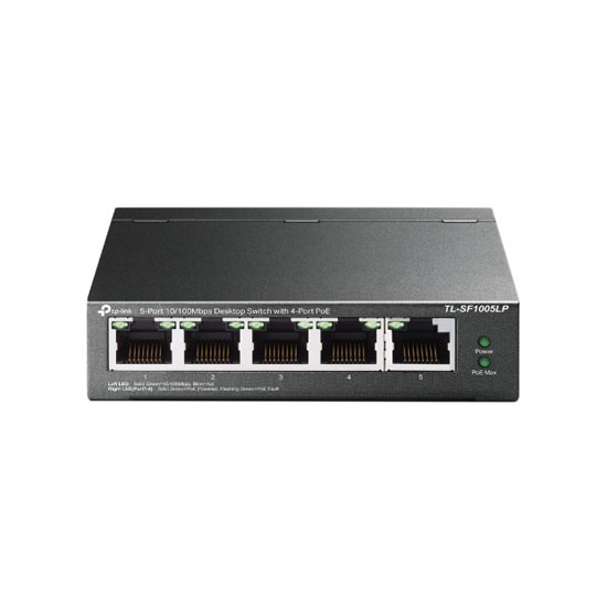 TP-Link TL-SF1005LP 5 Port 10/100Mbps Desktop PoE Switch With 4 Port PoE