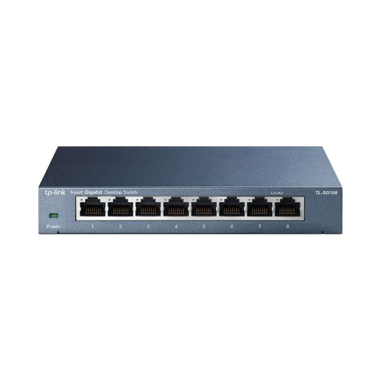 TP-Link TL-SG108 V5 8 Port 10/100/1000Mbps Desktop Switch