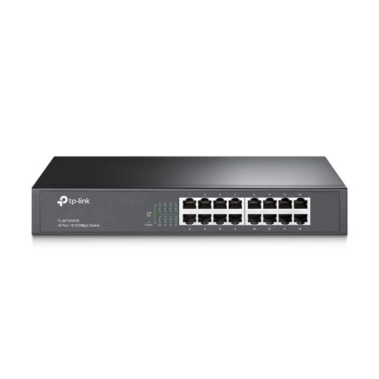 TP-Link TL-SF1016DS 16 Port 10/100Mbps Desktop/Rackmount Switch