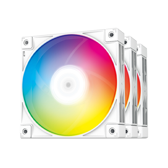 DeepCool FC120 WHITE-3 IN 1 (3xFAN) ARGB LED Casing Cooling Fan