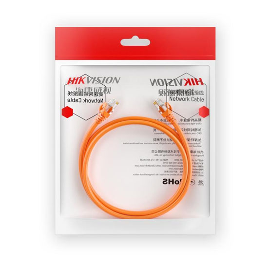 Hikvision DS-1NP6UEC0 OR CAT6 U/UTP Patch Cord Cable 0.5 Meter