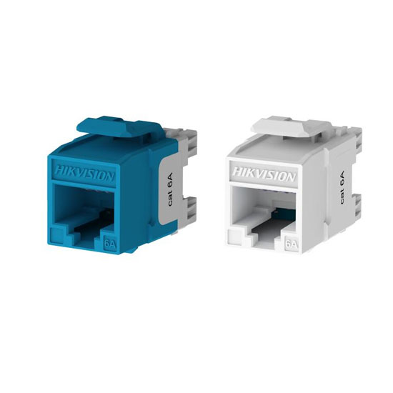 Hikvision DS-1CK6AU180T Cat6a Sheilded 180° Toolless Keystone Jack