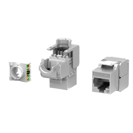 Hikvision DS-1CK6P180N Cat6 Sheilded 180° Toolless Keystone Jack
