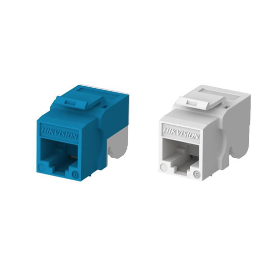 Hikvision DS-1CK6U90N Cat6 Unsheilded 90° Toolless Keystone Jack