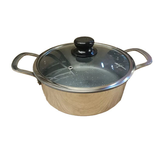 SKB Non Stick Marble Coating Casserole 28CM