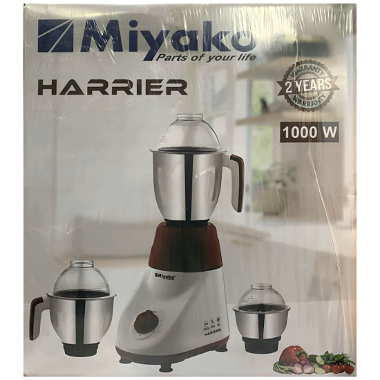 Miyako HARRIER 3 In 1 Blender & Mixer Grinder Harrier Mixer 1000W