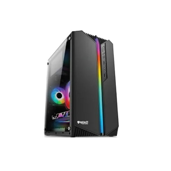Aptech T35 Micro ATX RGB Front Line FRGB Gaming Case