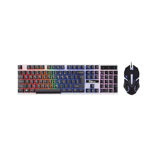 PC Power PGC801A105 RGB Wired Gaming Keyboard And Mouse Combo With Bangla