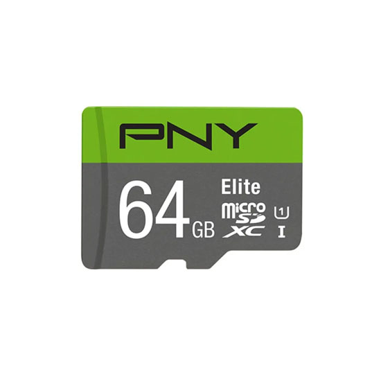 PNY Elite Class 10 U1 64GB microSD Memory Card