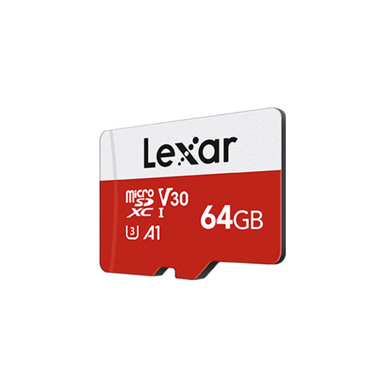 Lexar E-Series 64GB microSD UHS-I Memory Card