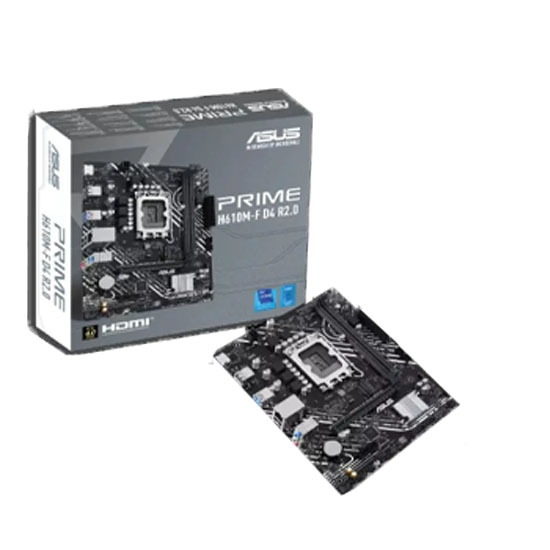 ASUS PRIME H610M-F D4 R2.0 Intel LGA1700 Micro ATX Motherboard