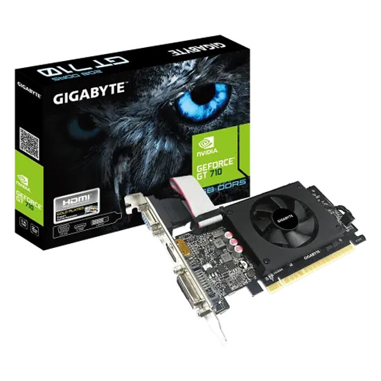 GIGABYTE Nvidia GeForce GT 710 2GB DDR5 Graphics Card
