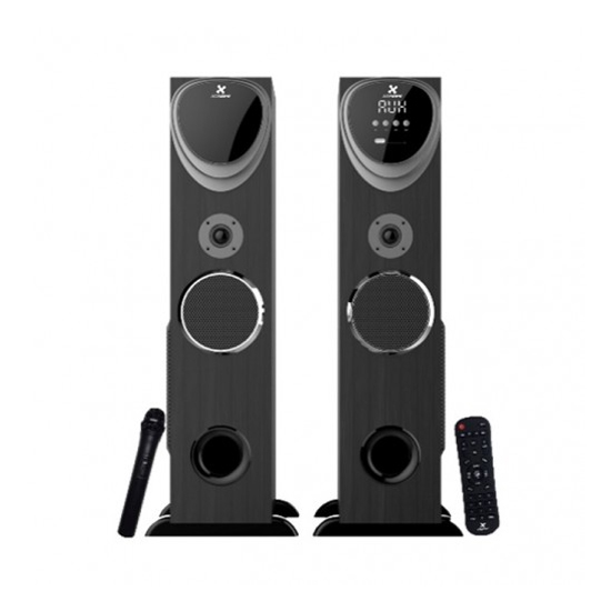 Xtreme MAXIM 2:0 Multimedia Tower Speaker With Remote And Mic