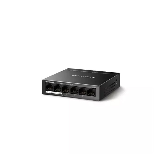 Mercusys MS106LP 6 Port 10/100Mbps Desktop Switch With 4 Port PoE+