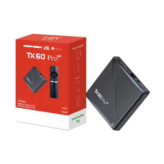 TX60 Pro 16 GB RAM 256 GB ROM 14K Ultra HD Smart Android TV Box