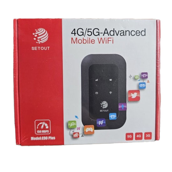 Setout E90 150MBPS 4G Sim Wi-Fi Pocket Router