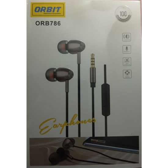 Orbit ORB-786 Headphone 1.2M Wired Earphone