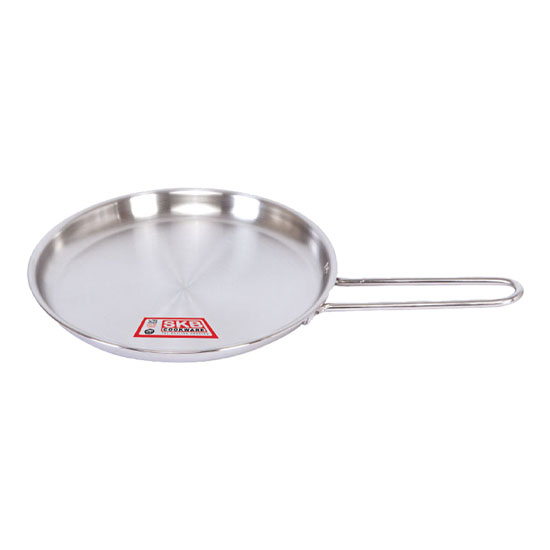 SKB Stainless Steel Frying Pan With SS Handle 26cm