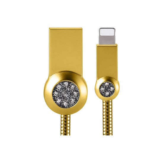 Remax RC-085i USB Male To Lightning Gold Data Cable 1 Meter