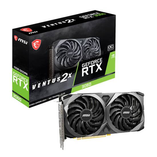 MSI GeForce RTX 3060 VENTUS 2X OC 12GB Graphics Card