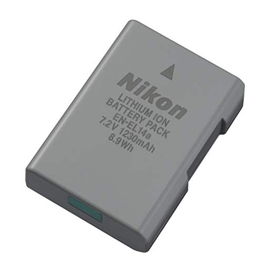 Nikon EN-EL14a Li-Ion 1230 mAh Rechargeable Camera Battery
