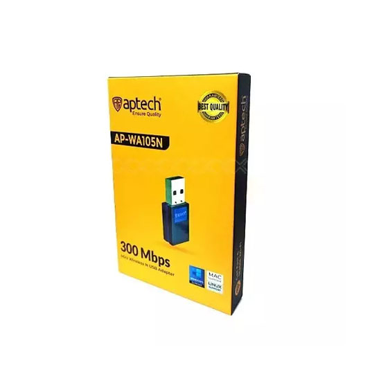 Aptech AP-WA105N 300Mbps USB WiFi Adapter